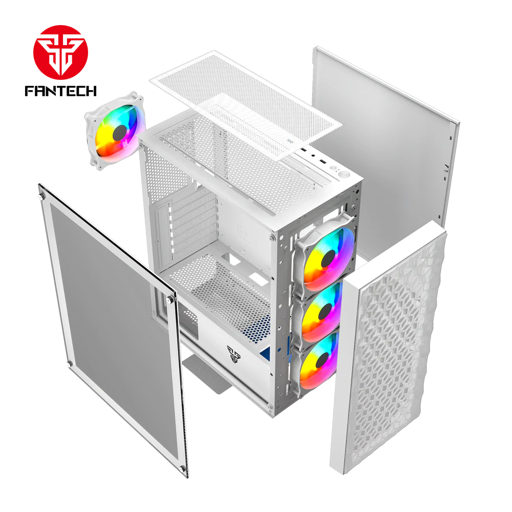Fantech Aero 2 CG83 Middle Tower White Gaming Case Fantech Aero 2 CG83 Middle Tower White Gaming Case